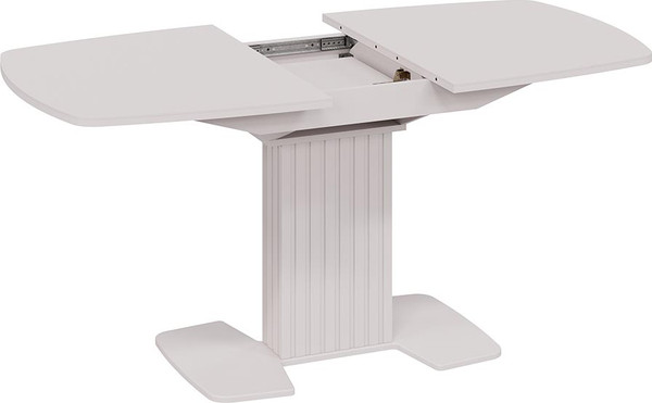 Изображение товара Обеденный стол ТриЯ Хилтон раздвижной Тип 2 (кашемир/стекло матовое кашемир)