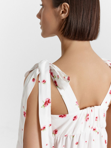 Изображение товара Блузка Mark Formelle 112901 (р.170-84-90, розы на белом)