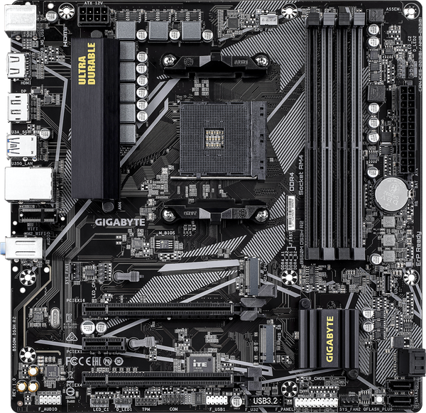 Изображение товара Материнская плата Gigabyte B550M DS3H R2