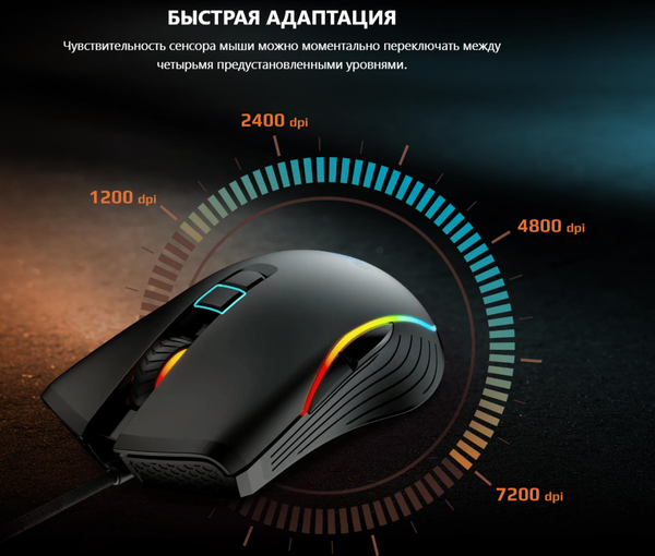 Изображение товара Мышь MSI Forge GM300 (черный)