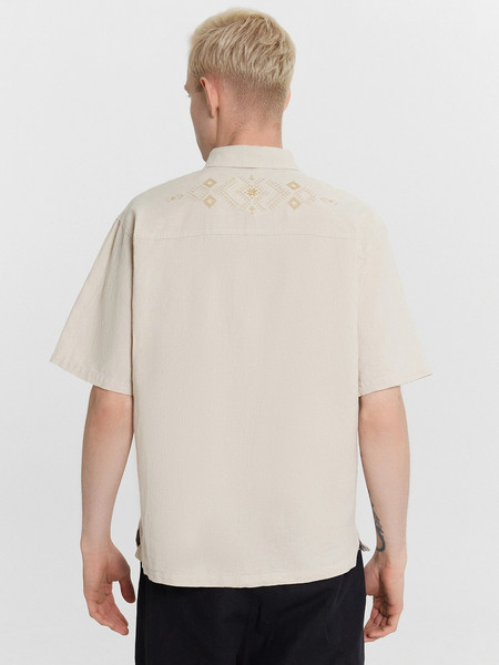 Изображение товара Рубашка Mark Formelle 111887-1 (р.96-182, светло-молочный-1/594-D вышивка)