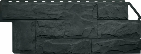 Изображение товара Сайдинг Альта-профиль Гранит ЭКО Графит (1.13x0.48м)