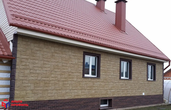 Изображение товара Сайдинг Альта-профиль Кирпич Рижский 01 (0.795x0.591м)