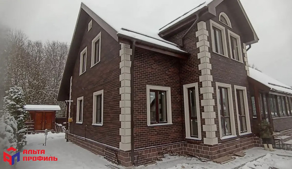 Изображение товара Сайдинг Альта-профиль Кирпич Рижский 01 (0.795x0.591м)