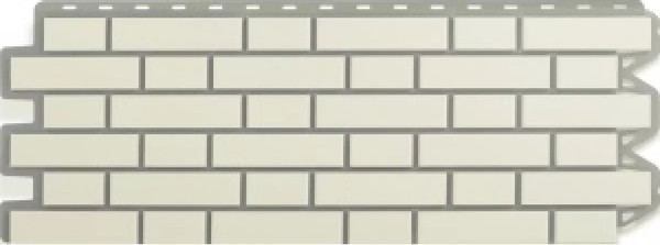 Изображение товара Фасадная панель Альта-профиль Кирпич клинкерный Белый (1.22x0.44м)