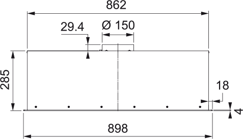 Изображение товара Вытяжка скрытая Franke Luce 90 BK (305.0738.598)