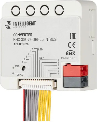 Изображение товара Конвертер для светодиодной ленты Arlight Intelligent KNX-306-72-DRI-LL-IN / 051026