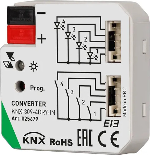 Изображение товара Конвертер для светодиодной ленты Arlight Intelligent KNX-309-4DRY-IN / 025679