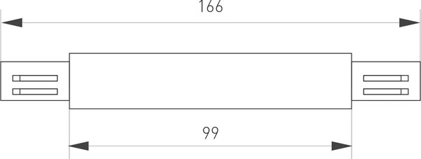 Изображение товара Коннектор для шинопровода Arlight LGD-4TR-CON-LONG-BK C / 026501