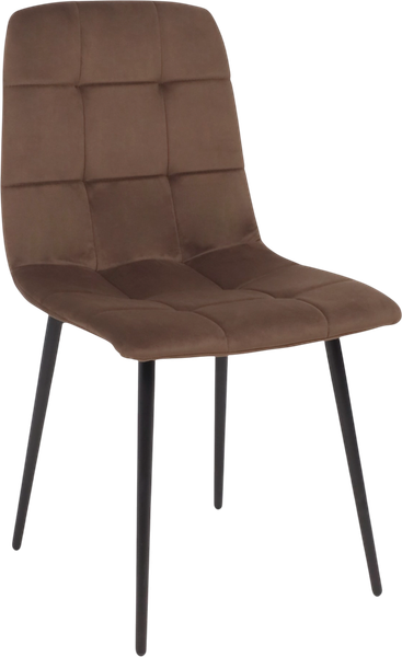 Изображение товара Стул Алвест AV 406-N (шоколадный бархат Confetti Chocolate/черный)