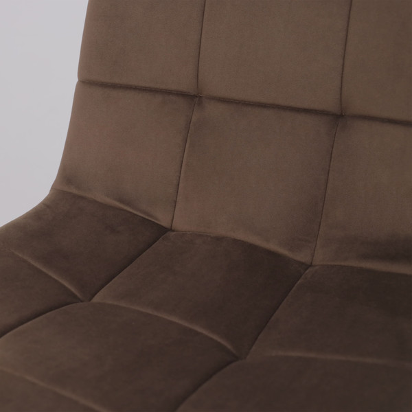 Изображение товара Стул Алвест AV 406-N (шоколадный бархат Confetti Chocolate/черный)