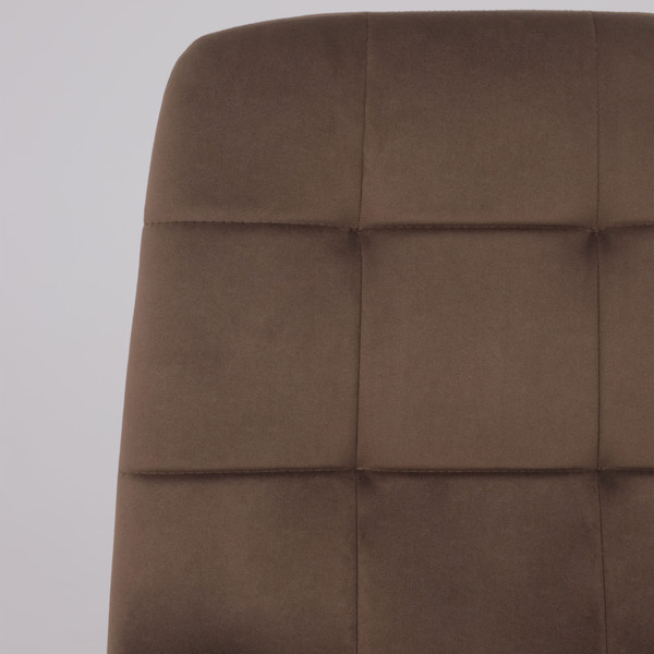 Изображение товара Стул Алвест AV 406-N (шоколадный бархат Confetti Chocolate/черный)