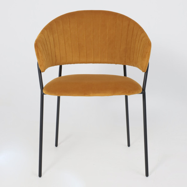 Изображение товара Стул Алвест AV 433 (карри бархат Confetti Chai Tea/черный)