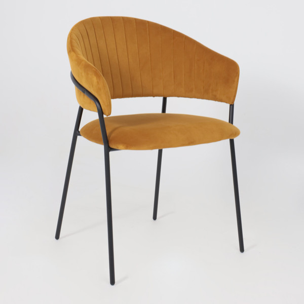 Изображение товара Стул Алвест AV 433 (карри бархат Confetti Chai Tea/черный)