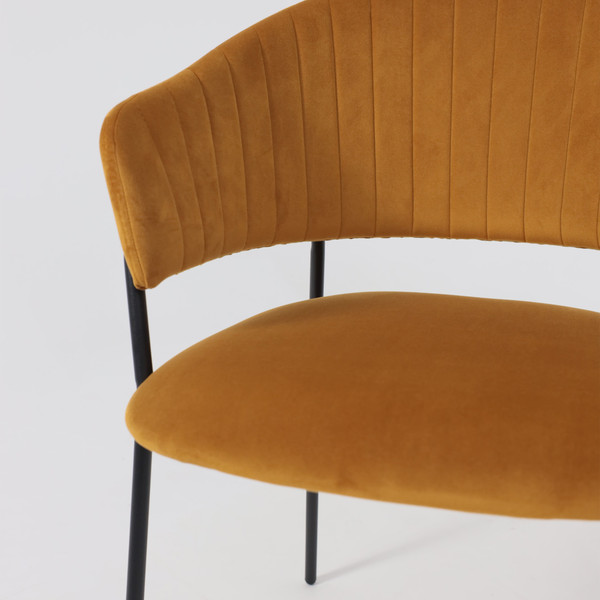 Изображение товара Стул Алвест AV 433 (карри бархат Confetti Chai Tea/черный)