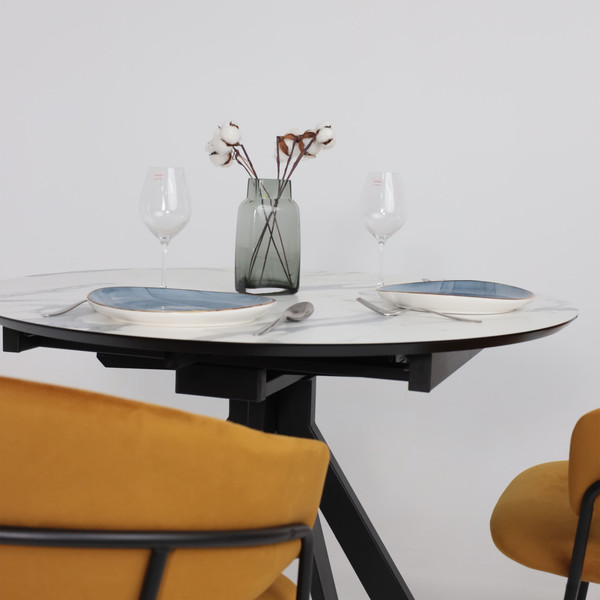 Изображение товара Стул Алвест AV 433 (карри бархат Confetti Chai Tea/черный)