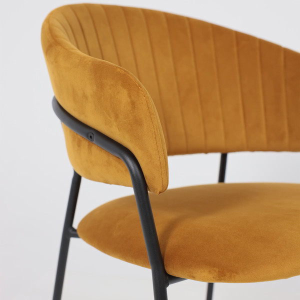 Изображение товара Стул Алвест AV 433 (карри бархат Confetti Chai Tea/черный)