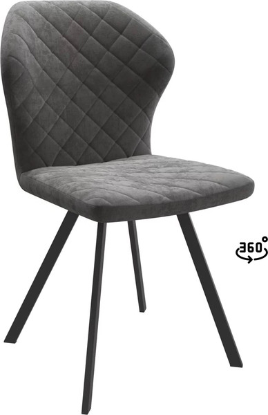 Изображение товара Стул Мамадома Robby D-R 360 (b28 Antracite Lux/черный)