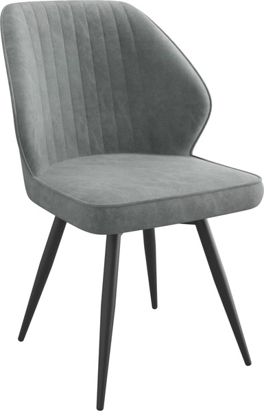 Изображение товара Стул Мамадома Michael-R1 360 (k10 антрацит замша Lux/черный)
