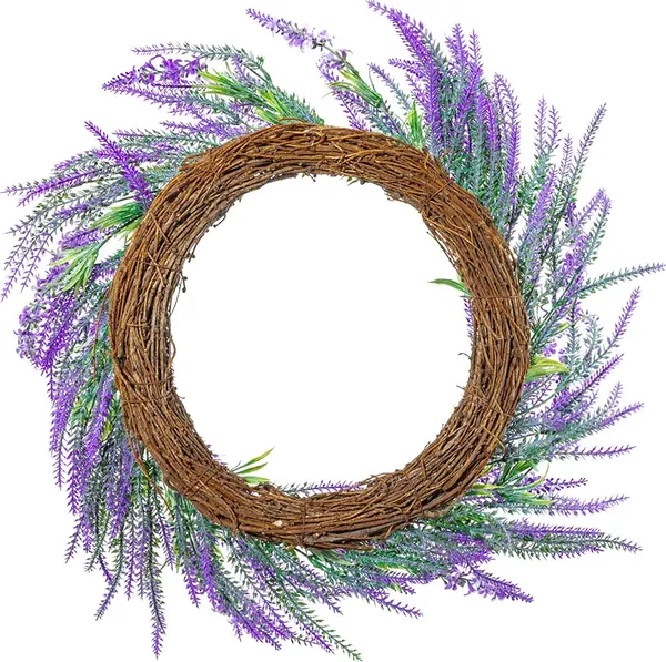 Изображение товара Декор настенный Elan Gallery Венок. Лавандовое поле / 150287