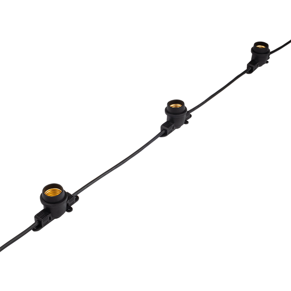 Изображение товара Садовая гирлянда JAZZway PBL-S40/ L24+1.5 Black E27 / 5058255