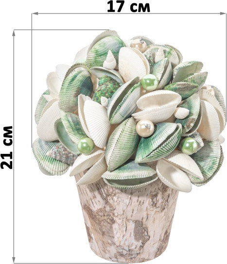 Изображение товара Декор Elan Gallery Ракушки с жемчугом / 160101