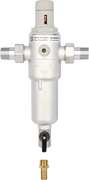 Изображение товара Магистральный фильтр Varmega Промывной PN25 / VM22901+Ш