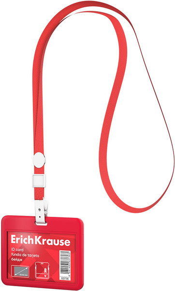 Изображение товара Бейдж Erich Krause Горизонтальный / 63736 (красный)