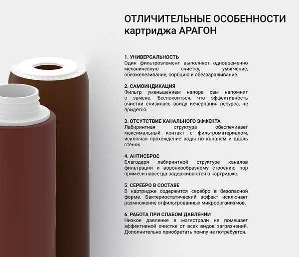 Изображение товара Фильтр под мойку Гейзер Смарт для жесткой воды 16028 (без крана)