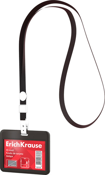 Изображение товара Бейдж Erich Krause Горизонтальный / 63738 (черный)
