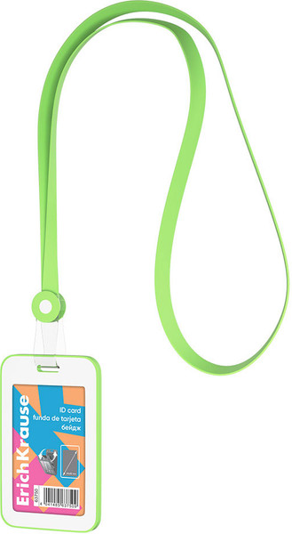 Изображение товара Бейдж Erich Krause Neon. Вертикальный / 63750 (зеленый)