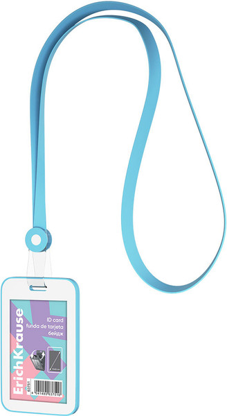 Изображение товара Бейдж Erich Krause Pastel. Вертикальный / 63751 (голубой)