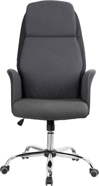 Изображение товара Кресло офисное King Style SHL-17 Harbor Fabric PU Chrome (темно-серый)