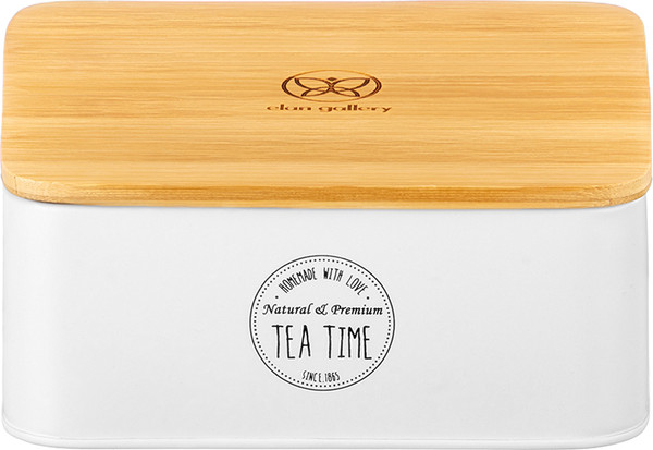 Изображение товара Органайзер для кухни Elan Gallery Для чайных пакетиков Tea Time / 240595 (белый)
