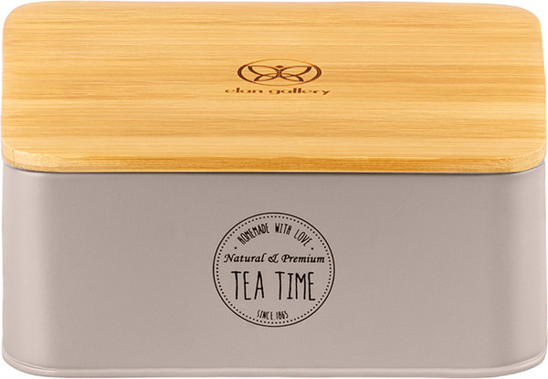 Изображение товара Органайзер для кухни Elan Gallery Для чайных пакетиков Tea Time / 240597 (серый)