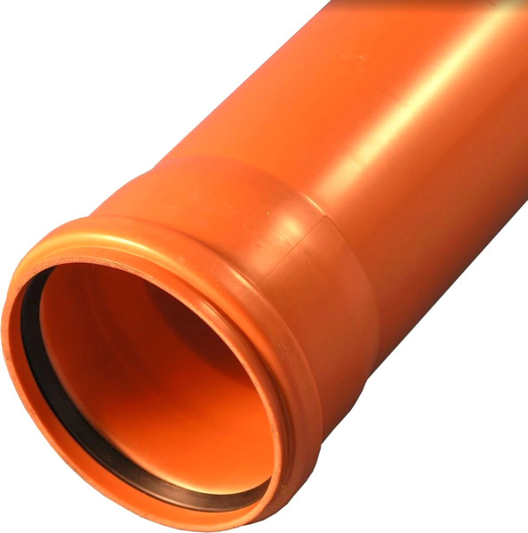 Изображение товара Труба наружной канализации SKV Plast ПВХ SN4 110x3.2x1000
