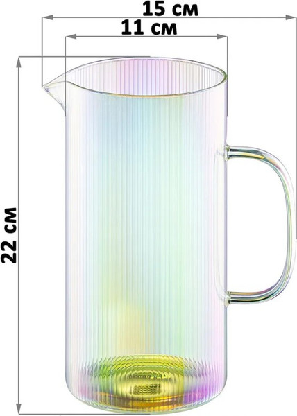 Изображение товара Кувшин Elan Gallery Crystal Glass / 240563