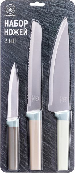 Изображение товара Набор ножей Elan Gallery 240588 (3шт)