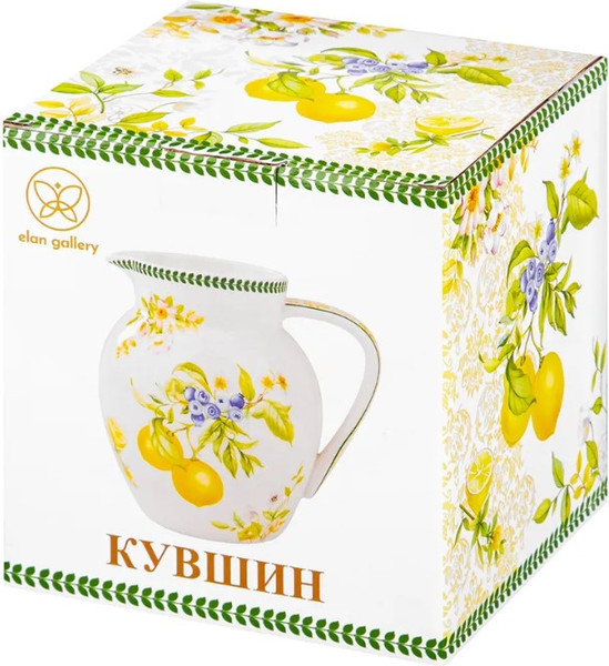 Изображение товара Кувшин Elan Gallery Лимоны / 420748 (New Bone China)