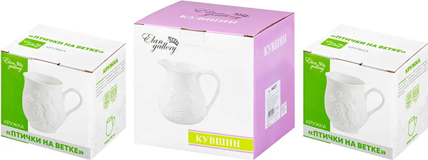 Изображение товара Набор для напитков Elan Gallery Птички на ветке / 540204+3