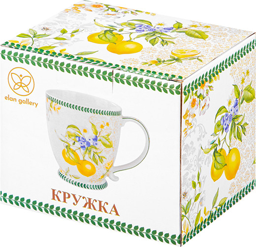 Изображение товара Кружка Elan Gallery Лимоны / 420737 (New Bone China)
