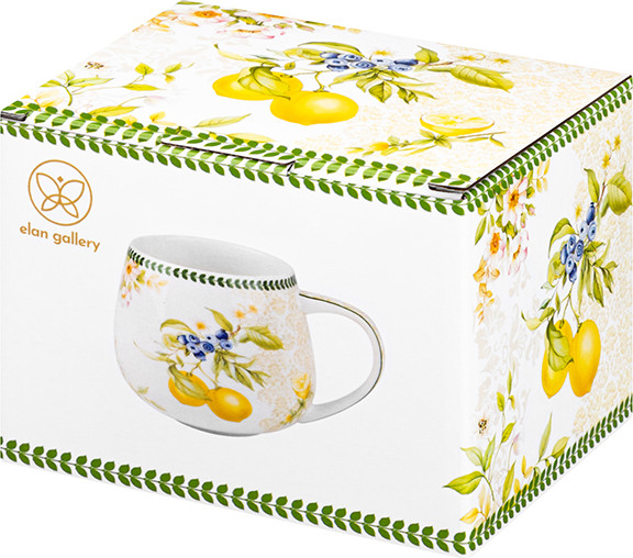 Изображение товара Кружка Elan Gallery Лимоны / 420745 (New Bone China)