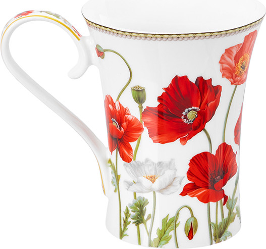 Изображение товара Кружка Elan Gallery Маки / 420726 (New Bone China)
