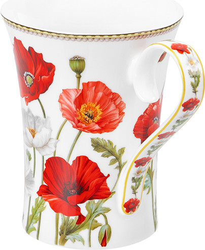 Изображение товара Кружка Elan Gallery Маки / 420726 (New Bone China)