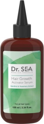 Изображение товара Сыворотка для волос Dr. Sea Активатор для роста волос с ментолом и экстрактом розмарина (100мл)
