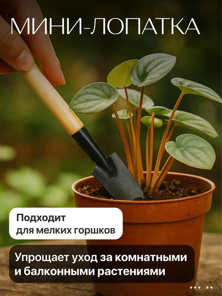 Изображение товара Набор садовых инструментов BOTANICA Мини (3шт)
