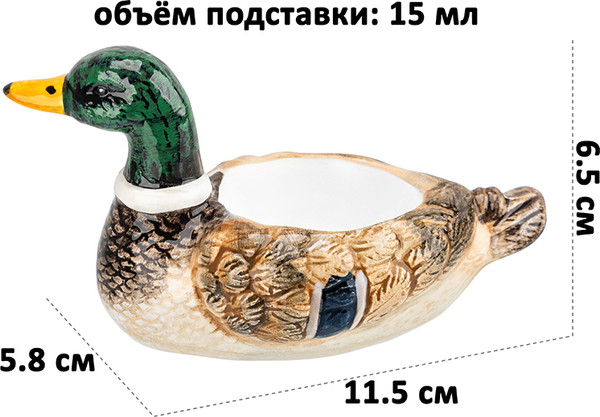 Изображение товара Набор подставок для яиц Elan Gallery Селезень и уточка / 340082