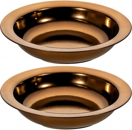Изображение товара Набор тарелок Elan Gallery 540904 (2шт, бронза)
