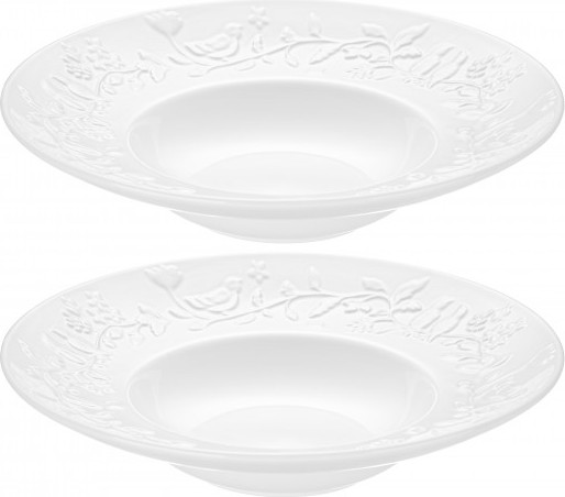 Изображение товара Набор тарелок Elan Gallery Птички на ветке / 540954 (2шт)