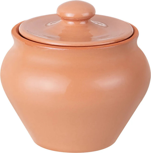 Изображение товара Набор горшочков для запекания Elan Gallery TerraCotta с ухватом / 570192 (3шт, бежевый)